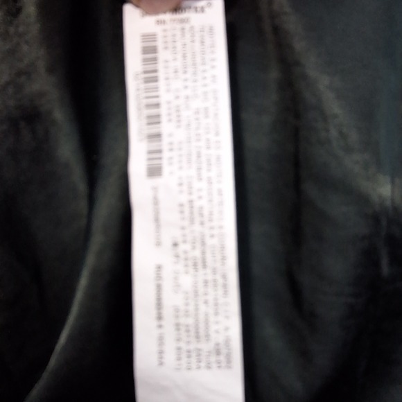 Zara Shirt Womens Small Green Satin Ruched Front Button Up Feminine Whimsygoth - Picture 7 of 7